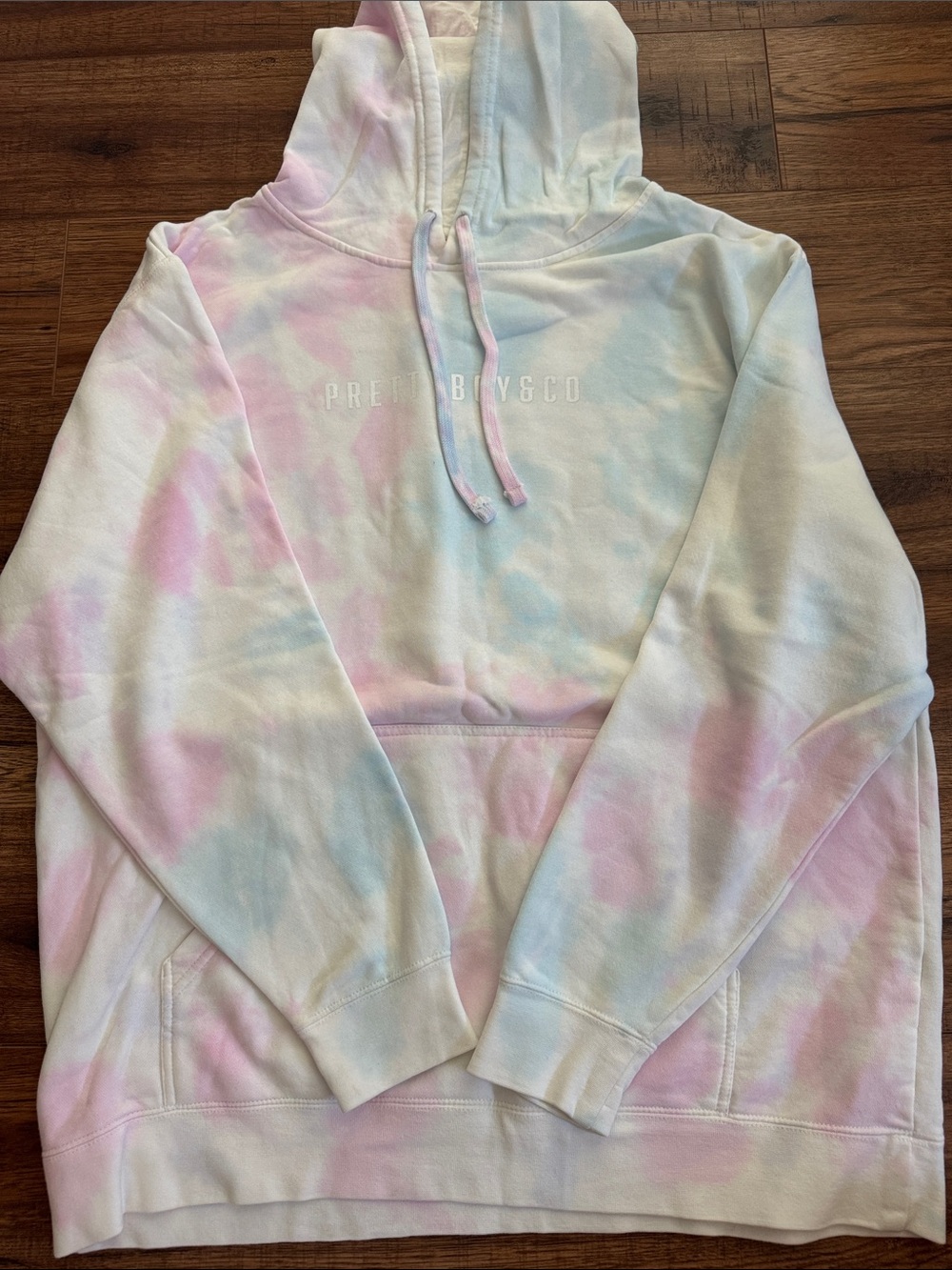 BRAND NEW! Adult Prettyboy & Co. Cotton Candy Hoodie sz: XL